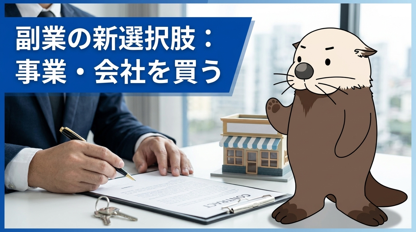 会社員の副業に「事業・会社を買う」という選択肢