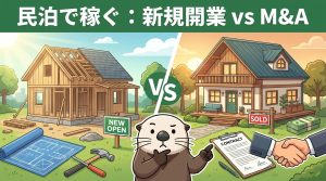 民泊で稼ぐには？新規開業 vs M&Aで買う